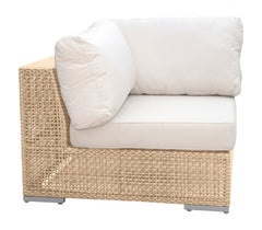 Austin Modular Corner Chair - Outdoor Chair, Anodized Frame