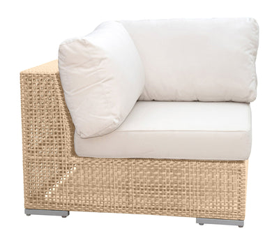 Austin Modular Corner Chair - Outdoor Chair, Anodized Frame