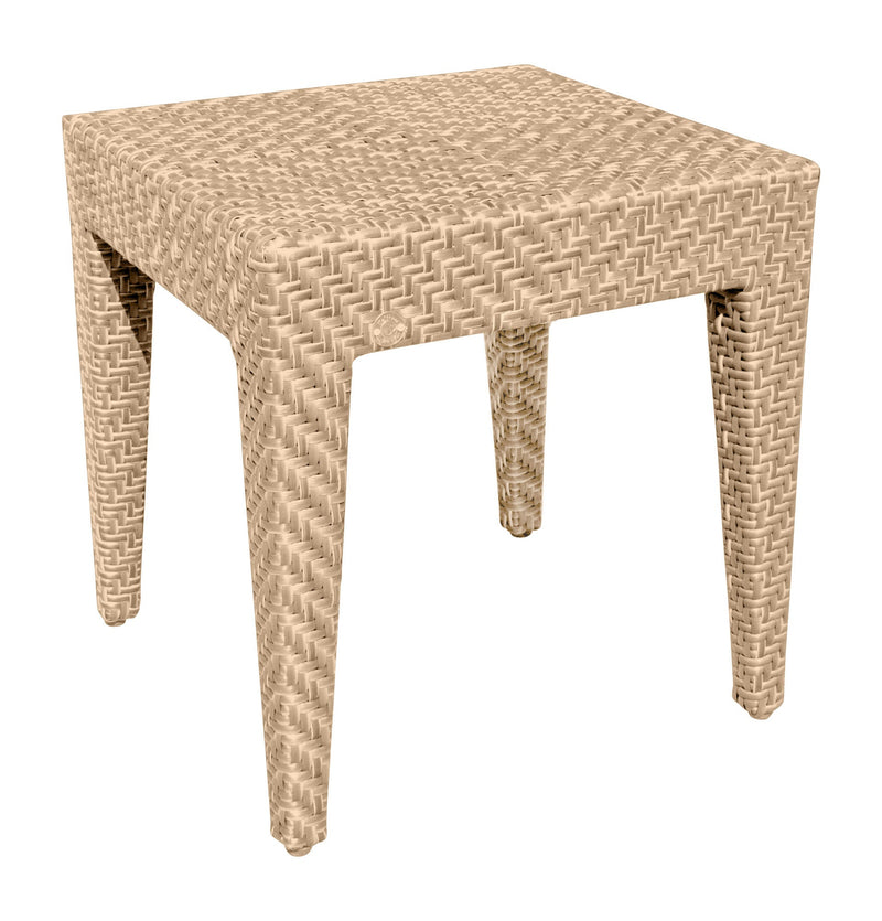 Panama Jack Austin End Table, Anodized Aluminum Frame, Outdoor