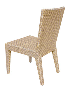 Panama Jack Austin Dining Side Chairs Set of 2 Anodized Aluminum