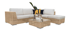 Panama Jack Austin 6-Piece Sectional Set with Aluminum Frame