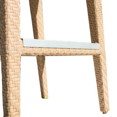 Panama Jack Austin 3-Piece Bar Set with Tempered Glass Top