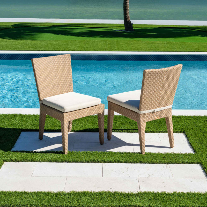 Panama Jack Austin Dining Side Chairs, Set of 2, Sunbrella Option