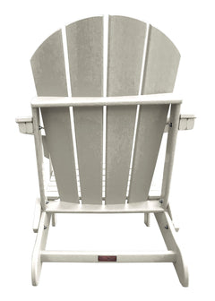 Panama Jack Polyresin Folding White Adirondack Chair Weather Resistant