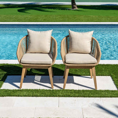 Panama Jack Cabo Dining Armchair Set of 2 – Solid Acacia