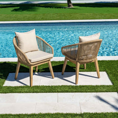 Panama Jack Cabo Dining Armchair Set of 2 – Solid Acacia