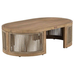 Panama Jack Cabo Coffee Table, Acacia Wood Top for Patio & Garden