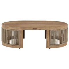 Panama Jack Cabo Coffee Table, Acacia Wood Top for Patio & Garden