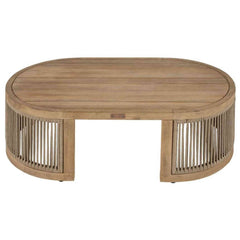 Panama Jack Cabo Coffee Table, Acacia Wood Top for Patio & Garden