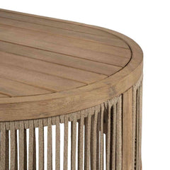 Panama Jack Cabo Coffee Table, Acacia Wood Top for Patio & Garden