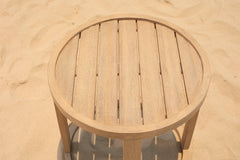 Panama Jack Cabo End Table, Acacia Wood Outdoor Side Table