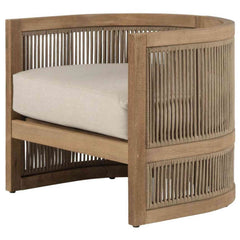 Panama Jack Cabo Lounge Chair, Acacia-Wrapped Aluminum Frame