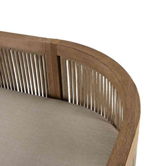 Panama Jack Cabo Sofa Outdoor Sofa with Acacia Wood Frame