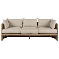 Panama Jack Cabo Sofa Outdoor Sofa with Acacia Wood Frame