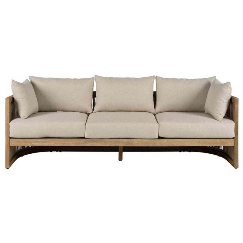 Panama Jack Cabo Sofa Outdoor Sofa with Acacia Wood Frame