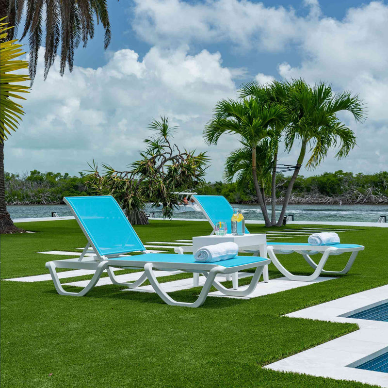 Panama Jack Abaco 3-Piece Chaise Lounge Set - Adjustable Backrests