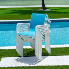 Panama Jack Abaco 9-Piece Dining Set, Tempered Glass Top