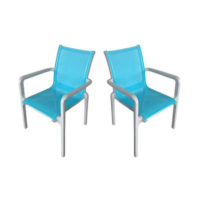 Panama Jack Abaco Set of 2 Dining Chairs - Weather-Resistant