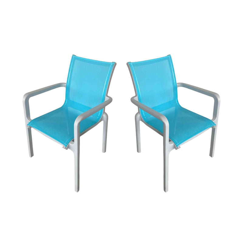 Panama Jack Abaco Set of 2 Dining Chairs - Weather-Resistant