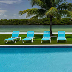 Panama Jack Abaco Chaise Lounges, Set of 2 for Poolside & Patio