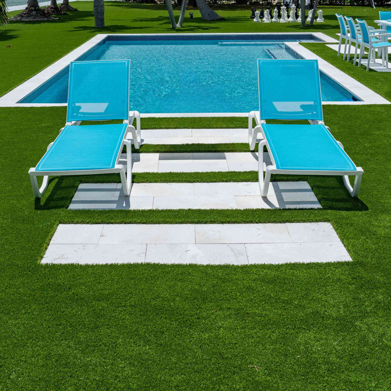 Panama Jack Abaco Chaise Lounges, Set of 2 for Poolside & Patio