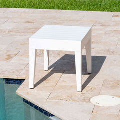 Panama Jack Abaco End Table, Polypropylene Outdoor Side Table