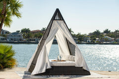 Panama Jack Helios Daybed with Aluminum Frame - Outdoor Patio