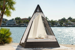 Panama Jack Helios Daybed with Aluminum Frame - Outdoor Patio