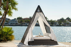 Panama Jack Helios Daybed with Aluminum Frame - Outdoor Patio