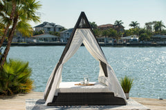 Panama Jack Helios Daybed with Aluminum Frame - Outdoor Patio