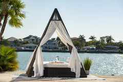Panama Jack Helios Daybed with Aluminum Frame - Outdoor Patio
