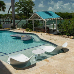 Panama Jack In-Pool Wave End Table - Mesh Top for Poolside Use