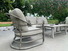 Panama Jack Dove 4-Piece Seating Set - Outdoor Aluminum Frame