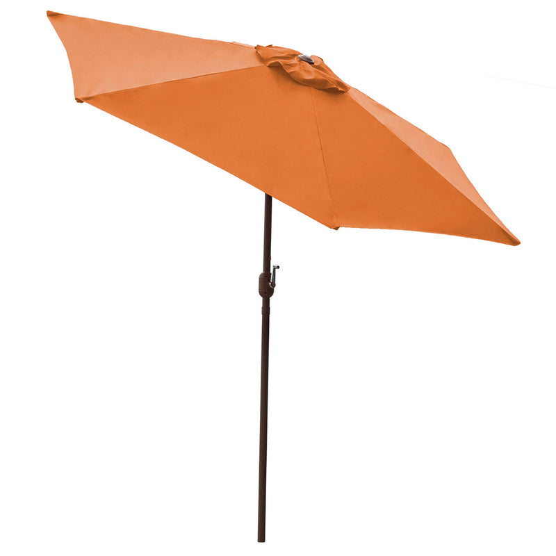 Panama Jack Orange 9 Ft Alum Patio Umbrella Crank & Tilt