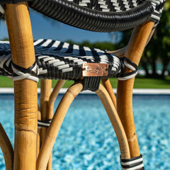 Panama Jack Paige Bar & Counter Stools — Supportive Backrest