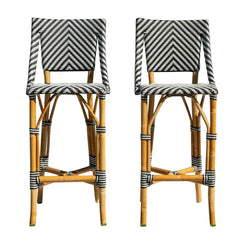 Panama Jack Paige Bar & Counter Stools — Supportive Backrest