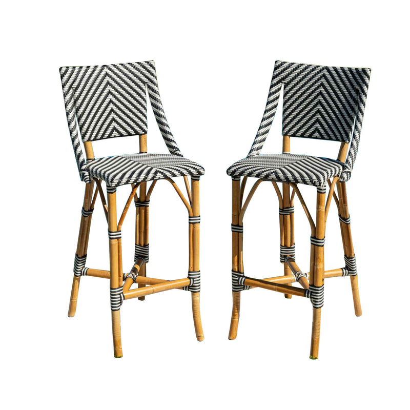 Panama Jack Paige Bar & Counter Stools — Supportive Backrest