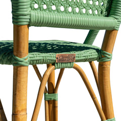 Panama Jack Chloe Counter Stools, Set of 2, Natural Rattan Frame