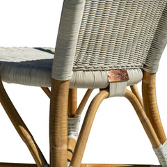Panama Jack Barina Bistro Armchairs, Natural Rattan Frame