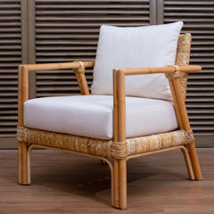 Panama Jack Montego Bay Armchair - Natural Rope Frame.