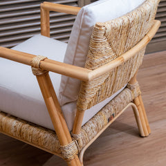 Panama Jack Montego Bay Armchair - Natural Rope Frame.