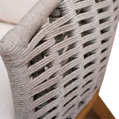 Panama Jack Tulum Armchair Natural Seagrass Greywash Finish