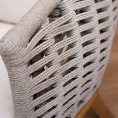 Panama Jack Tulum Armchair Natural Seagrass Greywash Finish