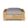 Madera Ottoman in Teak