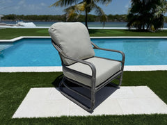 Panama Jack Dove 4-Piece Seating Set - Outdoor Aluminum Frame