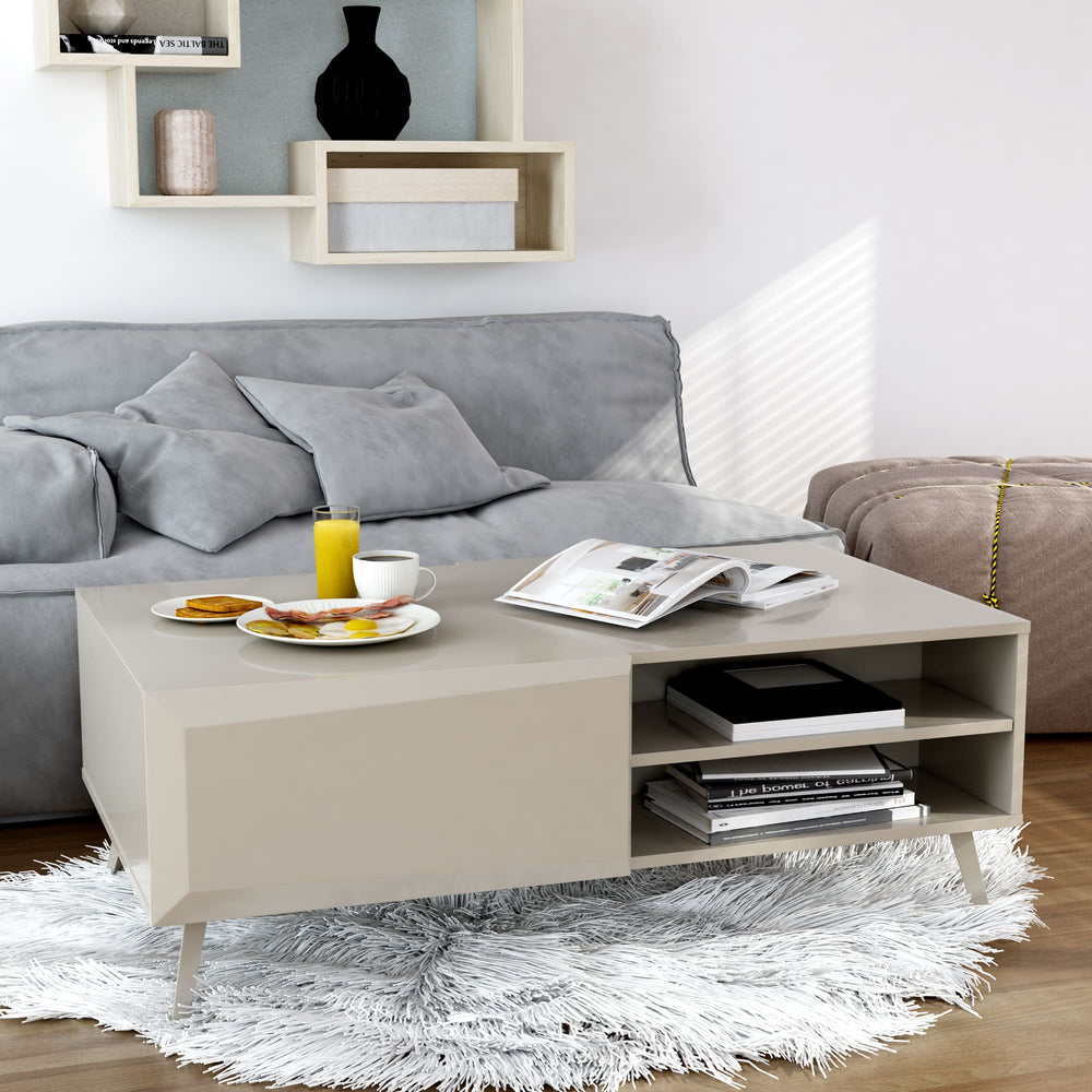 Altus 43" Coffee Table Gloss Grey - image 2