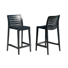 Leva Set of 2 Barstools - Anthracite - image 8