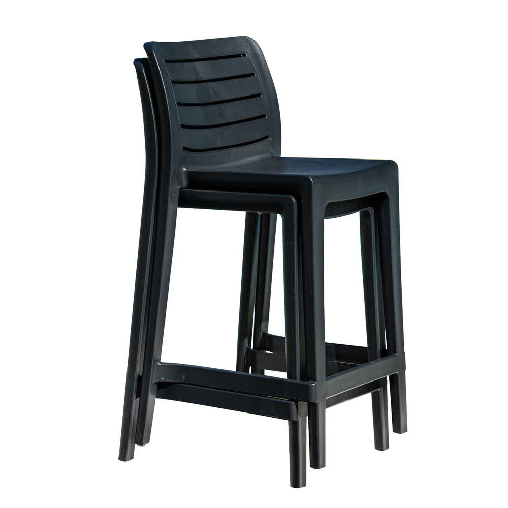 Leva Set of 2 Barstools - Anthracite - image 12