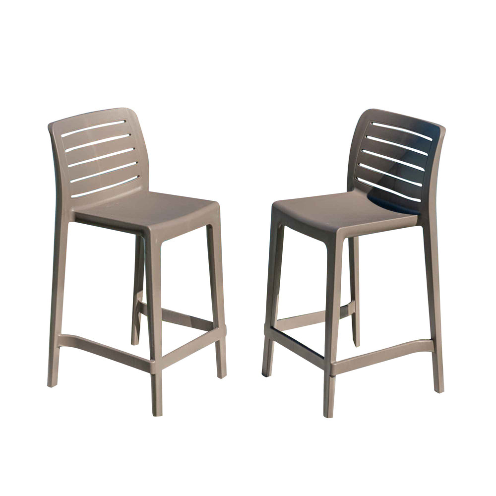Leva Set of 2 Barstools - Cappuccino - image 7