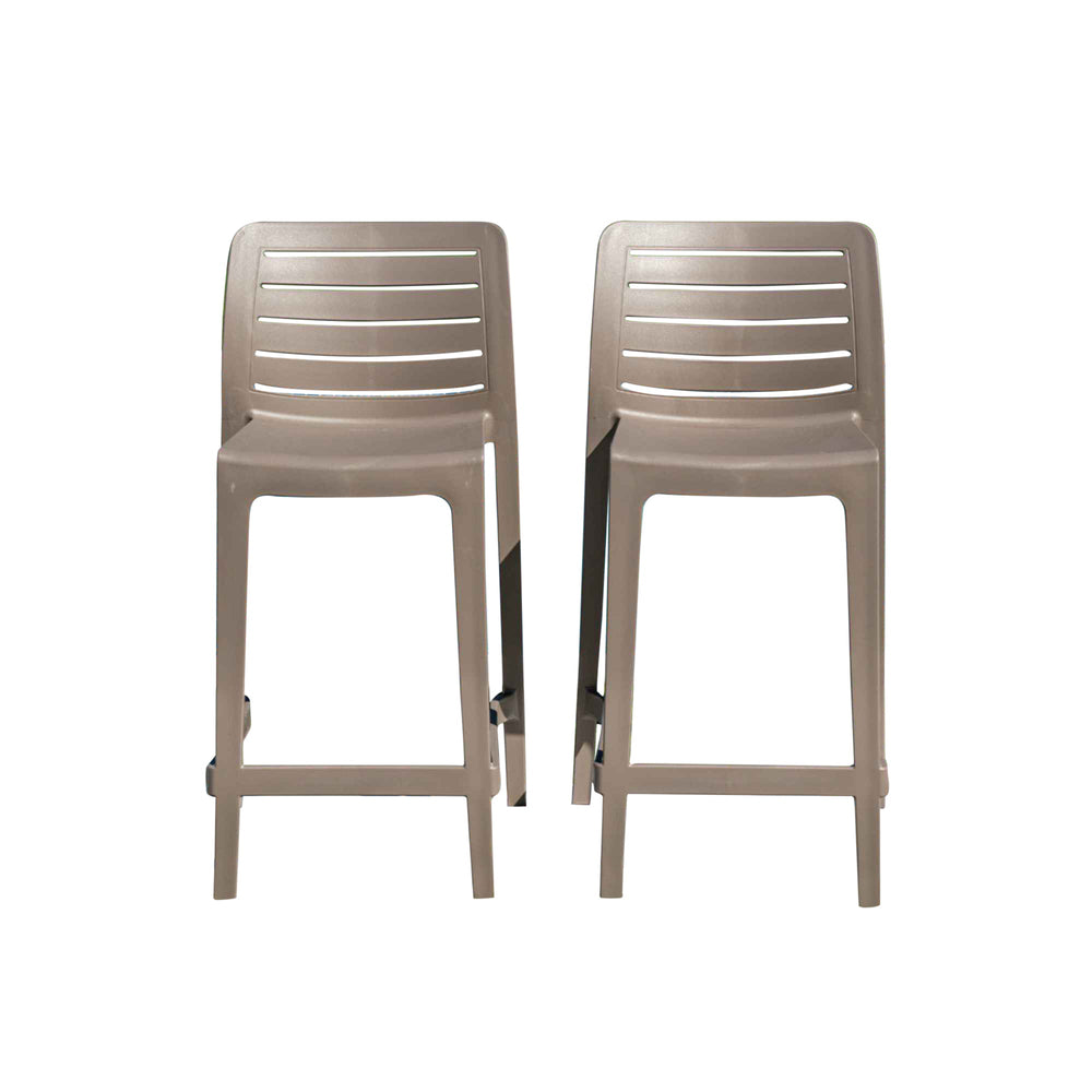 Leva Set of 2 Barstools - Cappuccino - image 8